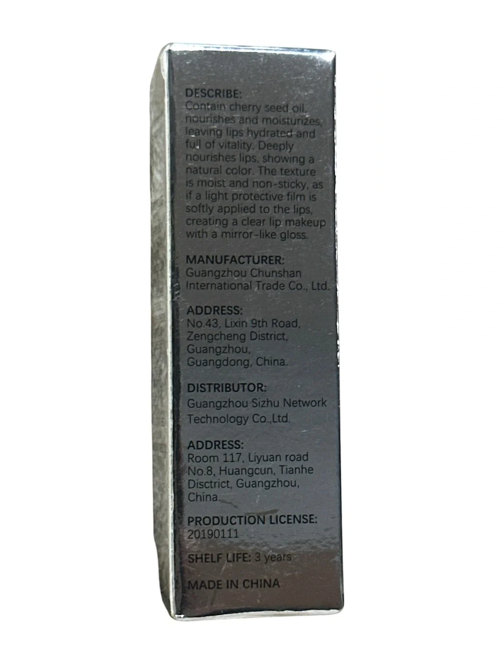 Ibcccndc, Cherry Oil Infused Lip Glow Rosewood #12
